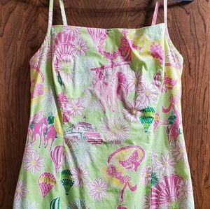 Lilly pulitzer Derby Days stretch shift 6 party